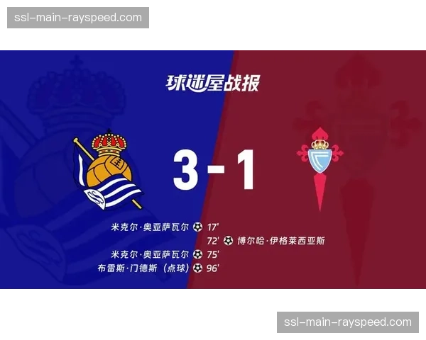 战报：皇家社会1-0塞维利亚，全场唯一进球是点球